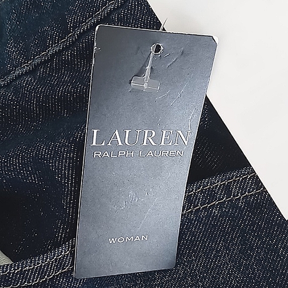 Lauren Ralph Lauren NEW Black Label Denim Straight Leg Jeans Women Size 18W/18+ - Picture 14 of 16